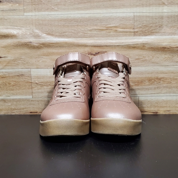 Fila Vulc 13 Metallic Rose Gold Sneakers Women's Size 7 - Picture 5 of 11